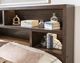 Legacy Classic Architect Onyx Queen Bookcase Panel Bed with 1-Side Storage-4