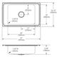 Elkay Lustertone® Classic Lustrous Satin Stainless Steel 31" x 19.5" x 7.625" 2LM-Hole Single Bowl Drop-in Classroom Sink-1