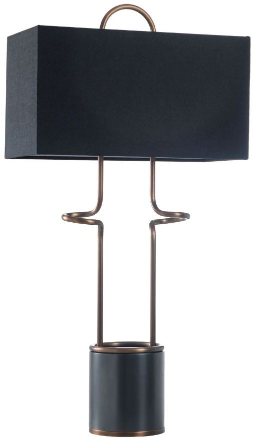 Harp & Finial® Waller Brass Table Lamp-0