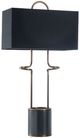 Harp & Finial® Waller Brass Table Lamp-0