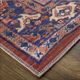 Feizy Rawlins Red/Navy 5' x 3' Rug-1