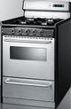 Summit® 24" Stainless Steel Open Burner Freestanding Gas Range-1