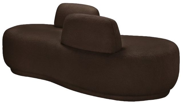 Meridian Furniture Argyle Brown Teddy Fabric Chaise-2