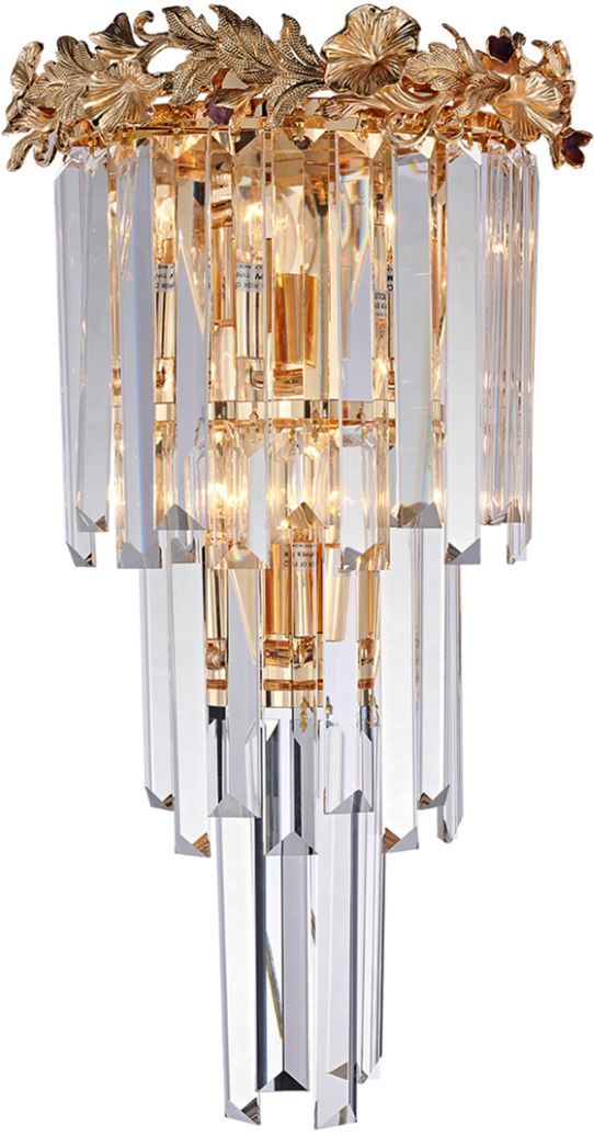 Michael Amini® Marquise Gold 5-Light Wall Sconce-0