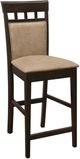 Coaster® Gabriel 2-Piece Cappuccino/Tan Bar Stools-1