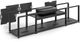 Salamander Designs® Oslo 245 Black Glass UST Projector Integrated Cabinet-1