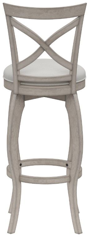 HH2 Home Ellendale Aged Gray Swivel Bar Stool-3
