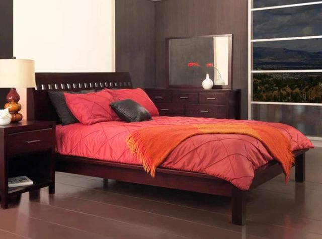 Modus Furniture Nevis Veneto Espresso Full Platform Bed-1
