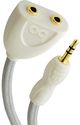AudioQuest® FLX-Mini 3.5 mm M to 2x F Splitter-0