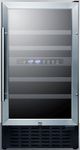 Summit® 3.3 Cu. Ft. Stainless Steel Wine Cooler-0