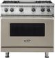Viking® 5 Series 36” Nantucket Liquid Propane Pro Style Gas Range with Griddle-0