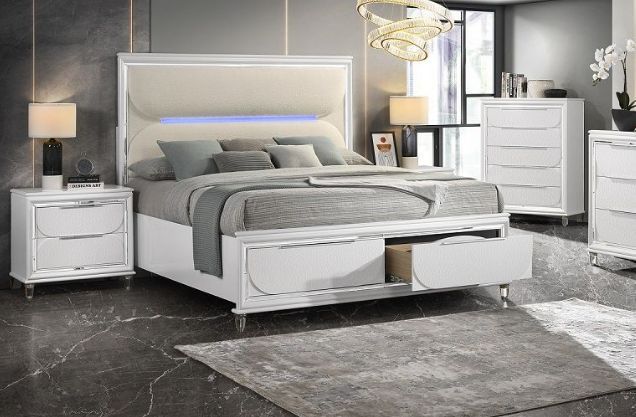 ACME Furniture Tarian Pearl White Nightstand-1