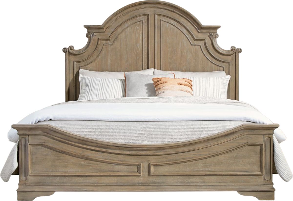Liberty Furniture Magnolia Manor Weathered Bisque King Panel