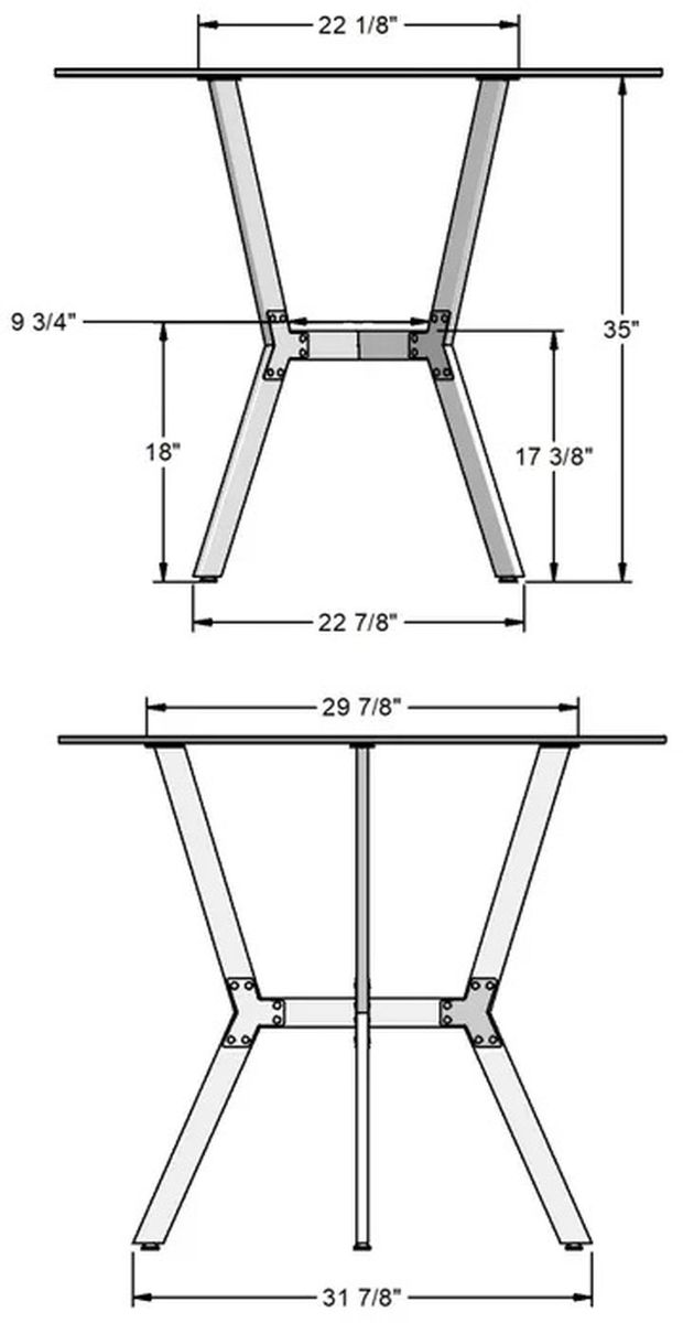 Amisco Customizable Norcross 36" Solid Ash Round Counter Height Table with a 42" Diameter Tabletop -1