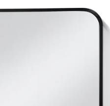 StyleCraft Streamline Black Large Mirror-1