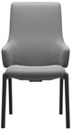Stressless® by Ekornes® Customizable Laurel Large High Back Dining Arm Chair with Rounded Legs-1