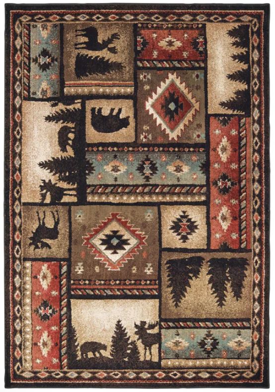 Oriental Weavers™ Woodlands 5'x7' Style 1 Area Rug-0