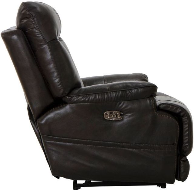 Catnapper® Naples Chocolate Power Recliner with Extended Ottoman-2