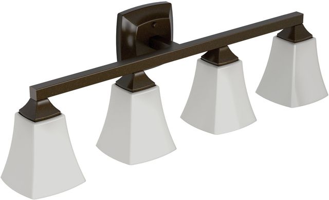 Moen® Voss™ Oil Rubbed Bronze Four Globe Bath Light-0
