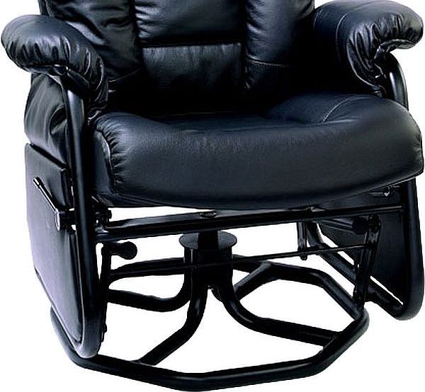 PEL International PEL 17 Series Black Manual Recliner-1