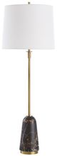 Uttermost® Jenson Brushed Brass/Black Buffet Lamp-0