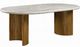 ACME Furniture Darcy Natural Dining Table with Dark Walnut Base-0