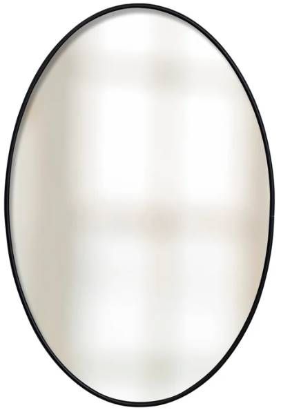 StyleCraft Black Oval 29" Mirror-0