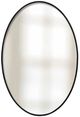 StyleCraft Black Oval 29" Mirror-0