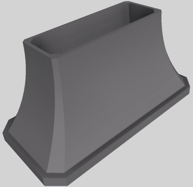 Vent-A-Hood® Designer Series 60" Gunsmoke Island Range Hood-3