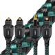 AudioQuest® Optical/i Forest Set of 5 Green 3.0 m Optical Cable-0