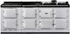AGA™ R7 210 Classic Cast Iron 83" Pearl Ashes Pro Style Dual Fuel Range-0