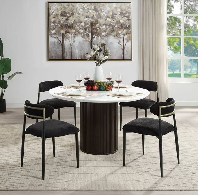 ACME Furniture Jaramillo 2-Piece Black Dining Side Chair Set-1