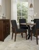 Artisan & Post by Vaughan-Bassett Crafted Cherry by Ben & Erin Napier Black/Dark Cherry Upholstered Side Chair-3