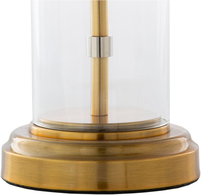 Surya Perdida Brass Two-Toned/White Lamp-4