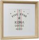 Stylecraft Coffee Shop III Black/Blue/Red Wall Art-0