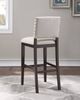 American Woodcrafters Evelyn Walnut/White 30" Barstool-2