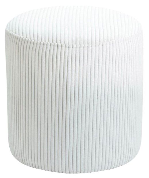 Meridian Furniture Roy Cream Ottoman-0