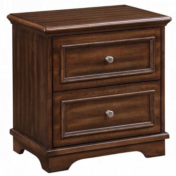 ACME Furniture Franklin 4-Piece Brushed Walnut Full Bedroom Set-1
