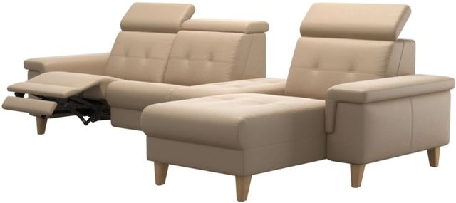 Stressless® by Ekornes® Customizable Anna 4-Piece Manual Reclining Right Arm Facing Sectional-2