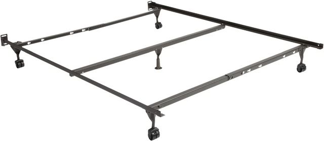 Rize Home Deluxe Adjustable Bed Frame with Rug Roller and 5 Legs-0
