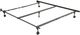Rize Home Deluxe Adjustable Bed Frame with Rug Roller and 5 Legs-0