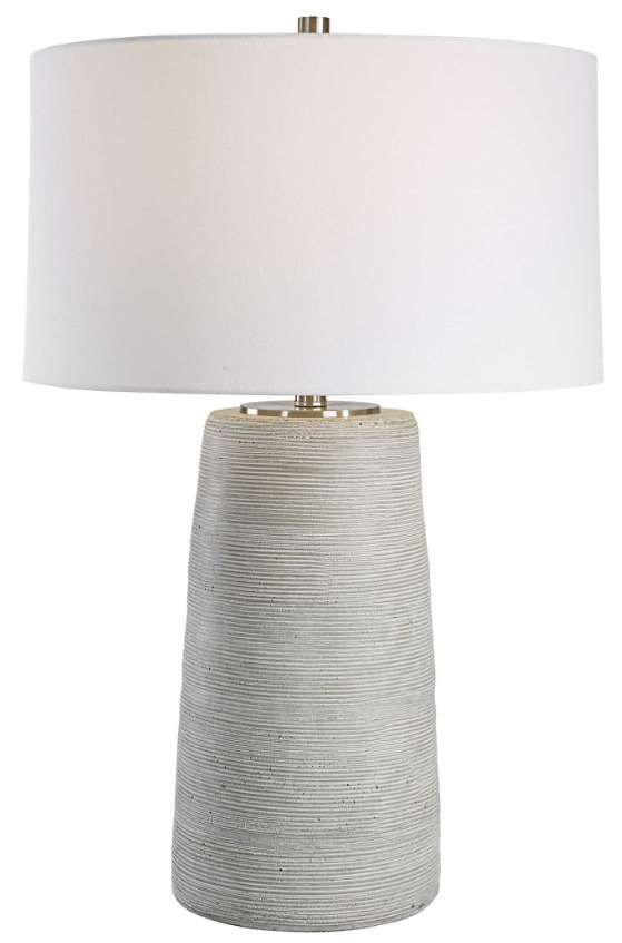 Uttermost® Mountainscape Gray/Off-White Table Lamp-0