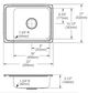 Elkay Lustertone® Classic Lustrous Satin Stainless Steel 22" x 17" x 5.5" 2-Hole Single Bowl Drop-in Classroom ADA Sink with Quick-Clip-1