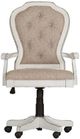 Liberty Furniture Magnolia Manor Antique White/Ivory Junior Executive Desk Chair-0