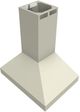 Vent-A-Hood® 36" Biscuit Air Recover System (ARS) Duct-Free Euro-Style Island Range Hood-1