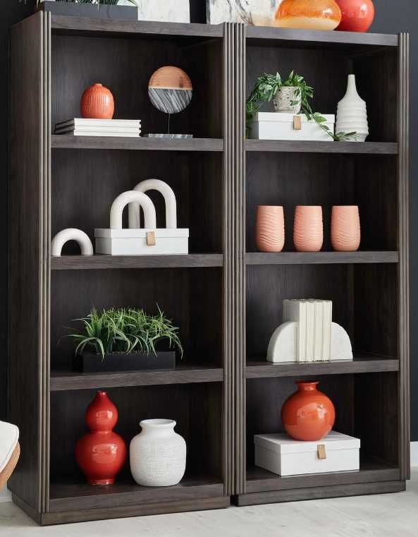 Liberty Furniture Modern Edge 2-Piece Caffe Bunching Bookcase Set-0