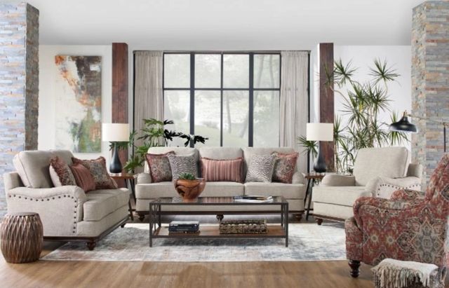 Hughes Furniture® 17200 Jazzy Heather Sofa-1