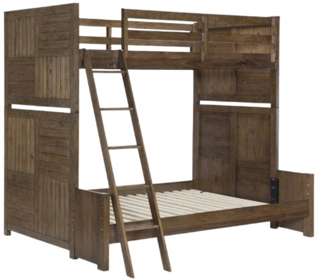 Legacy Classic Summer Camp Tree House Brown Youth Twin/Full Bunk Bed -3
