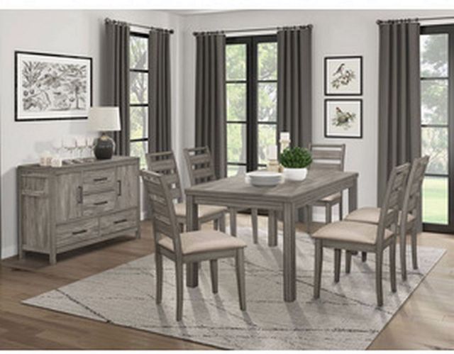 Mazin Furniture Bainbridge Gray Dining Table-3