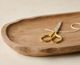 Magnolia Home by Joanna Gaines Brigitte Brown Fluted Edge Tray-2